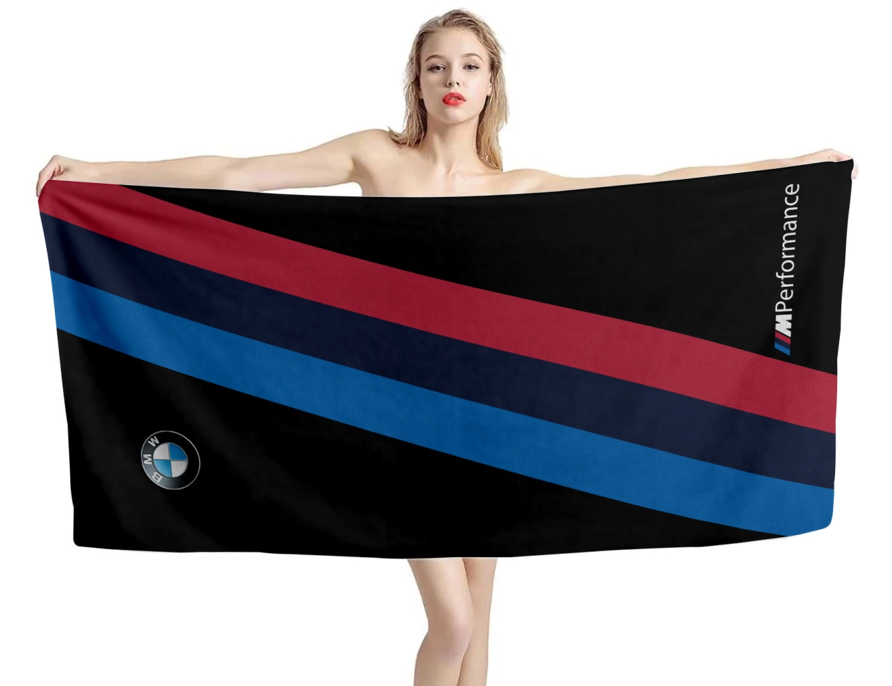 BMW Performance Black Beach Towel, BMW-M3