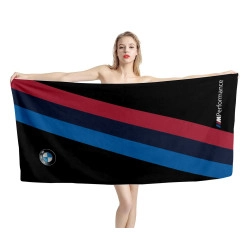 BMW Performance Black Beach Towel