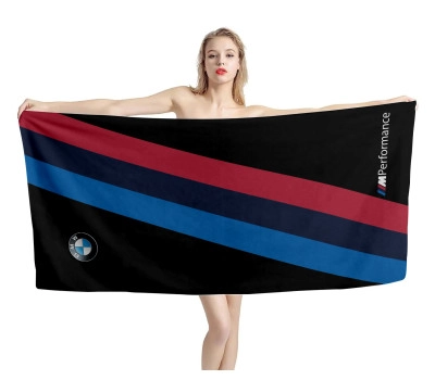 BMW Performance Black Beach Towel