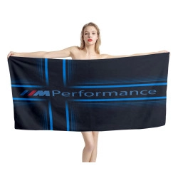 BMW Performance Dark Blue Beach Towel