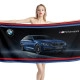 BMW Performance Blue Car Beach Towel - Image 1