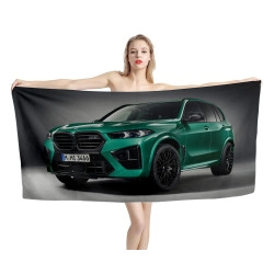 BMW X5 M Competition Beach Towel