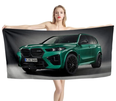 BMW X5 M Competition Beach Towel