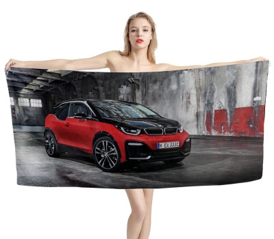 BMW i3s Beach Towel