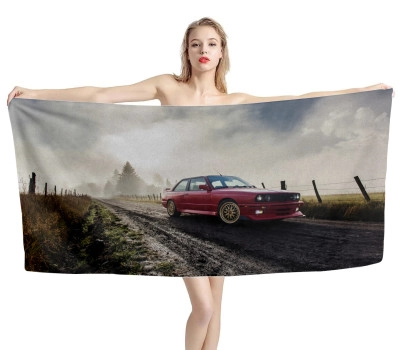 BMW E30 M3 Beach Towel