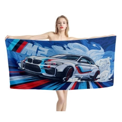 BMW M2 Artwork Beach Towel
