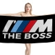I'm the BMW Boss Black Beach Towel - Image 1