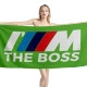 I'm the BMW Boss Lime Beach Towel - Image 1
