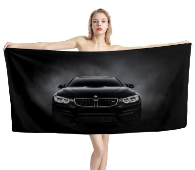 Ultimatum BMW Black Beach Towel