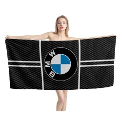 BMW Logo Carbon Strandtuch