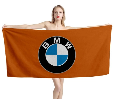 BMW Logo Chocolate Beach Towel