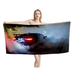 BMW M3 Race Car Drift Beach Towel