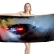 BMW M3 Race Car Drift Beach Towel - Image 1