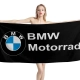 BMW Motorrad Motorsport Black Beach Towel - Image 1