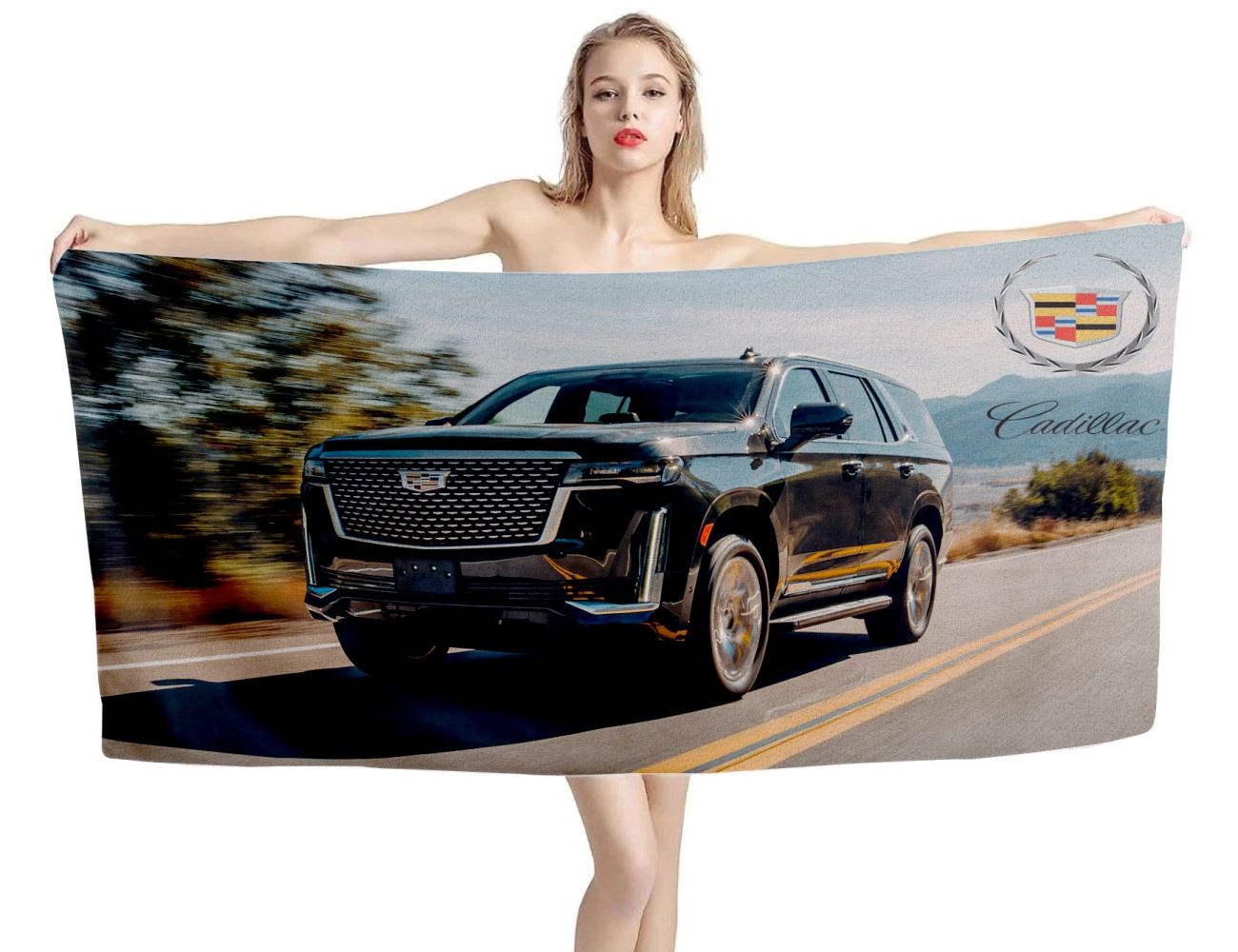 Cadillac Escalade Beach Towel
