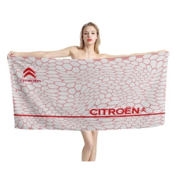 Citroen Hexa Red Beach Towel