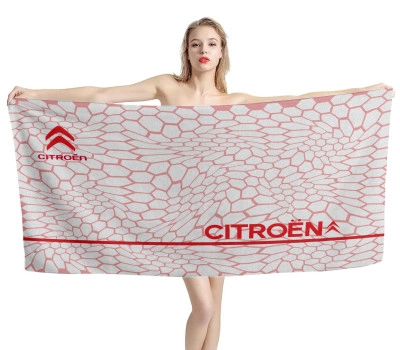 Citroen Hexa Red Beach Towel