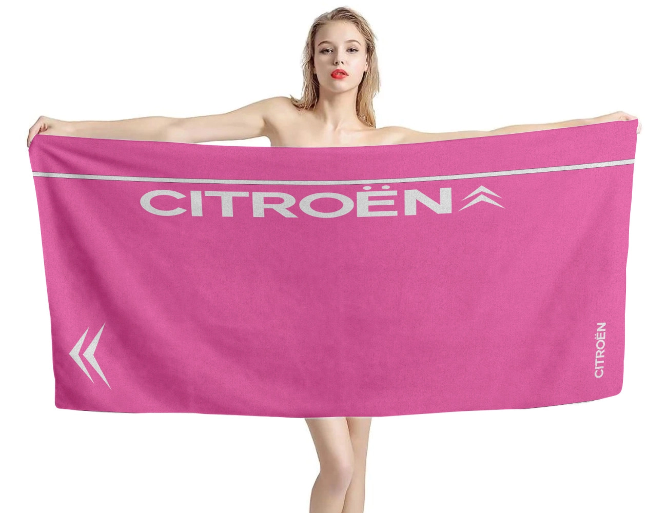 Citroen Pink Beach Towel, CIT--09
