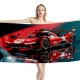 Ferrari 24 Le Mans 24-hour Race Beach Towel - Image 1