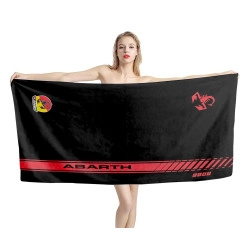 Abarth Fiat Schwarz Strandtücher