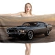 Ford Mustang 1969 Car Beach Towel - Image 1
