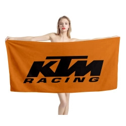KTM Racing Orange Beach Towel