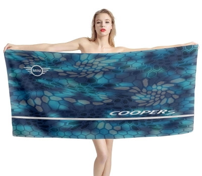 Mini Cooper HEX Beach Towel