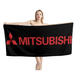 Mitsubishi Schwarz Strandtücher
