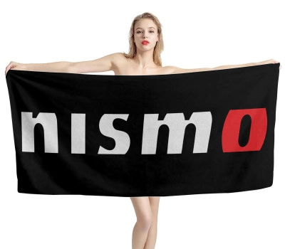 Nissan Nismo Black Beach Towel