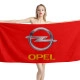 Opel Logo Red Beach Towel - Image 1