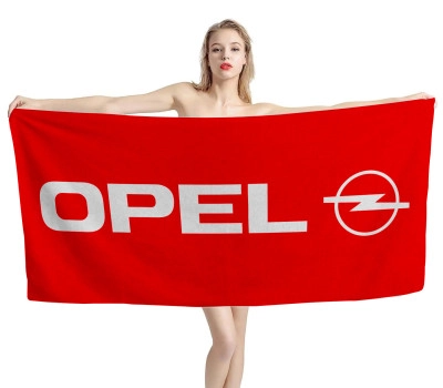 Opel Red Beach Towel