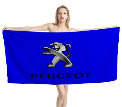 Peugeot Blue Beach Towel