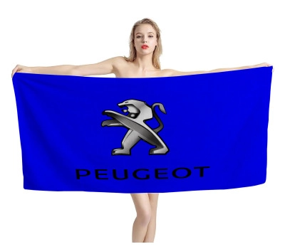 Peugeot Blue Beach Towel