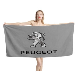 Peugeot Grau Strandtücher