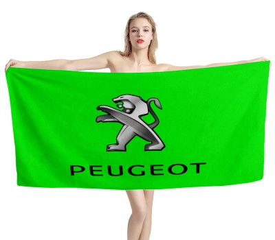 Peugeot Lime Beach Towel