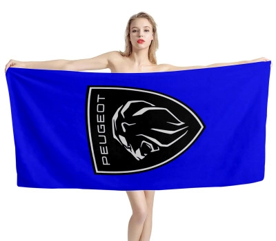 Peugeot New 2021 Blue Beach Towel
