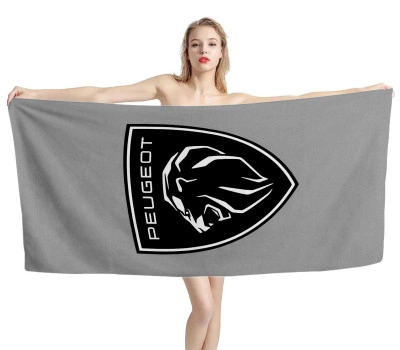 Peugeot New 2021 Gray Beach Towel