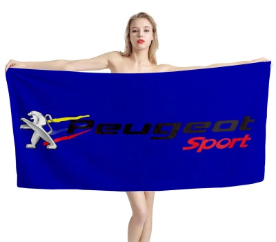 Peugeot Sport Blue Beach Towel