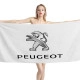 Peugeot White Beach Towel - Image 1