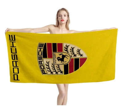 Porsche Gold Beach Towel