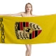 Porsche Gold Beach Towel - Image 1
