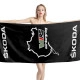 Skoda Nürburgring Black Beach Towel - Image 1