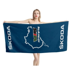 Skoda Nürburgring Blue Beach Towel
