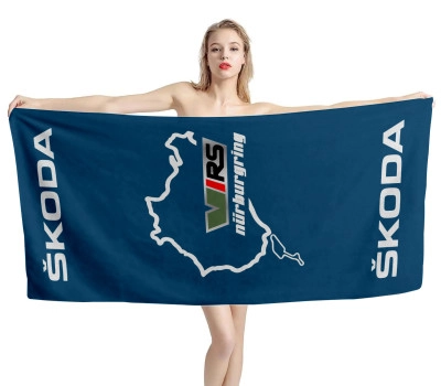 Skoda Nürburgring Blue Beach Towel
