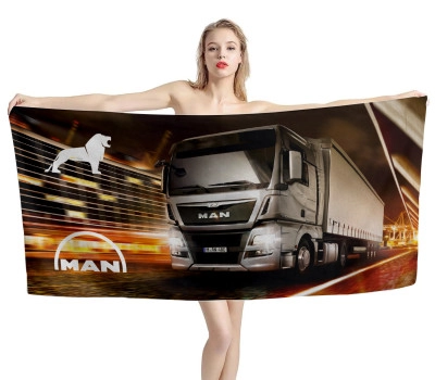 MAN Truck Beach Towel