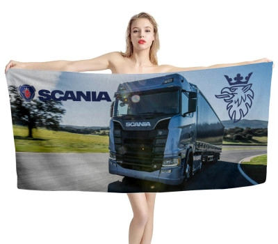 Scania S 730 Truck Beach Towel