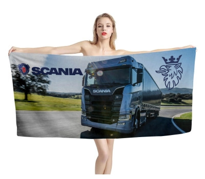 Scania S 730 Truck Beach Towel