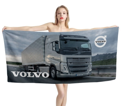 Volvo Globetrotter FH Truck Beach Towel