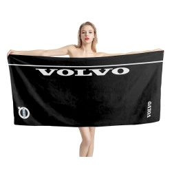 Volvo Logo Schwarz Strandtücher