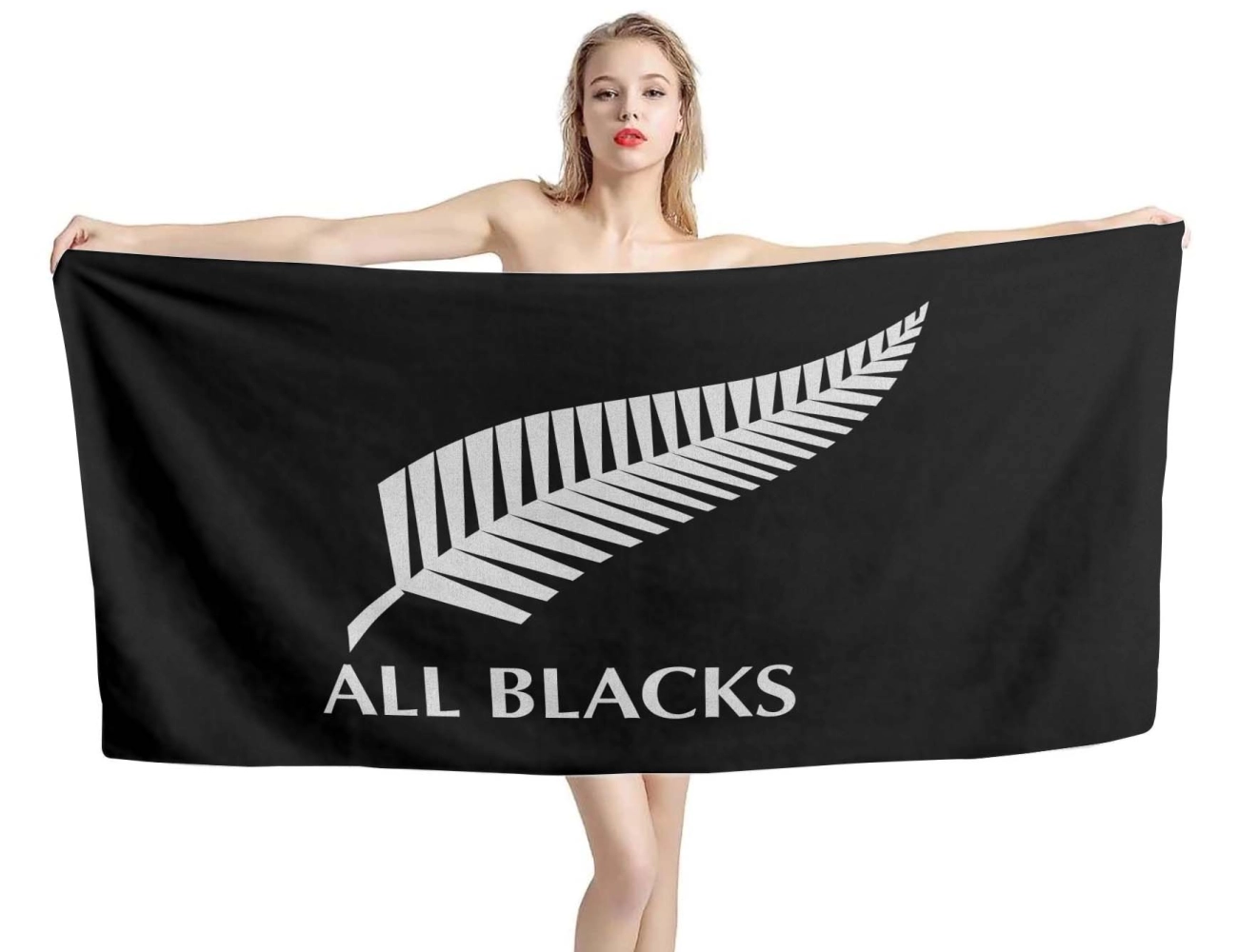 All Blacks Beach Towel, BLACKS01